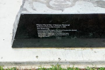 Filipino WWII Monument  CA